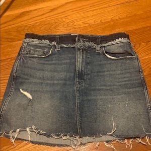 hudson jean skirt!